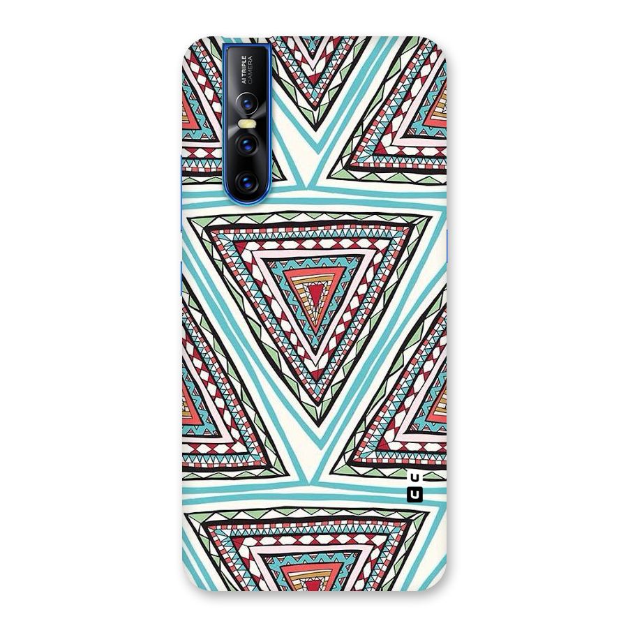 Triangle Abstract Mode Back Case for Vivo V15 Pro