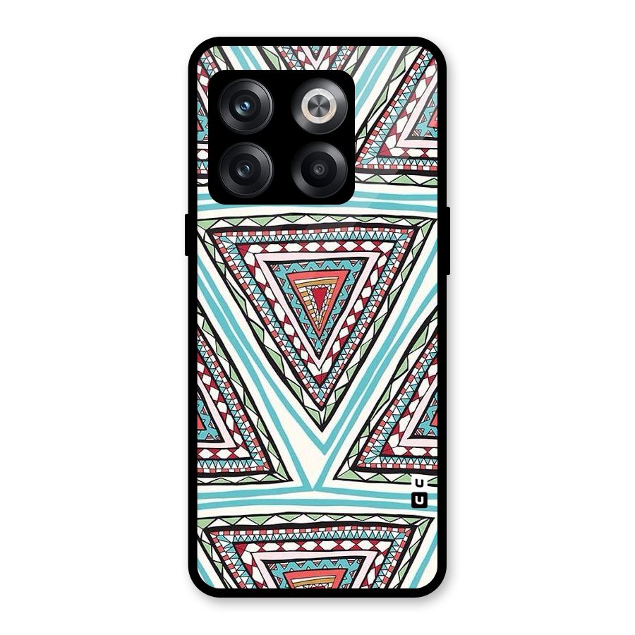 Triangle Abstract Mode Glass Back Case for OnePlus 10T