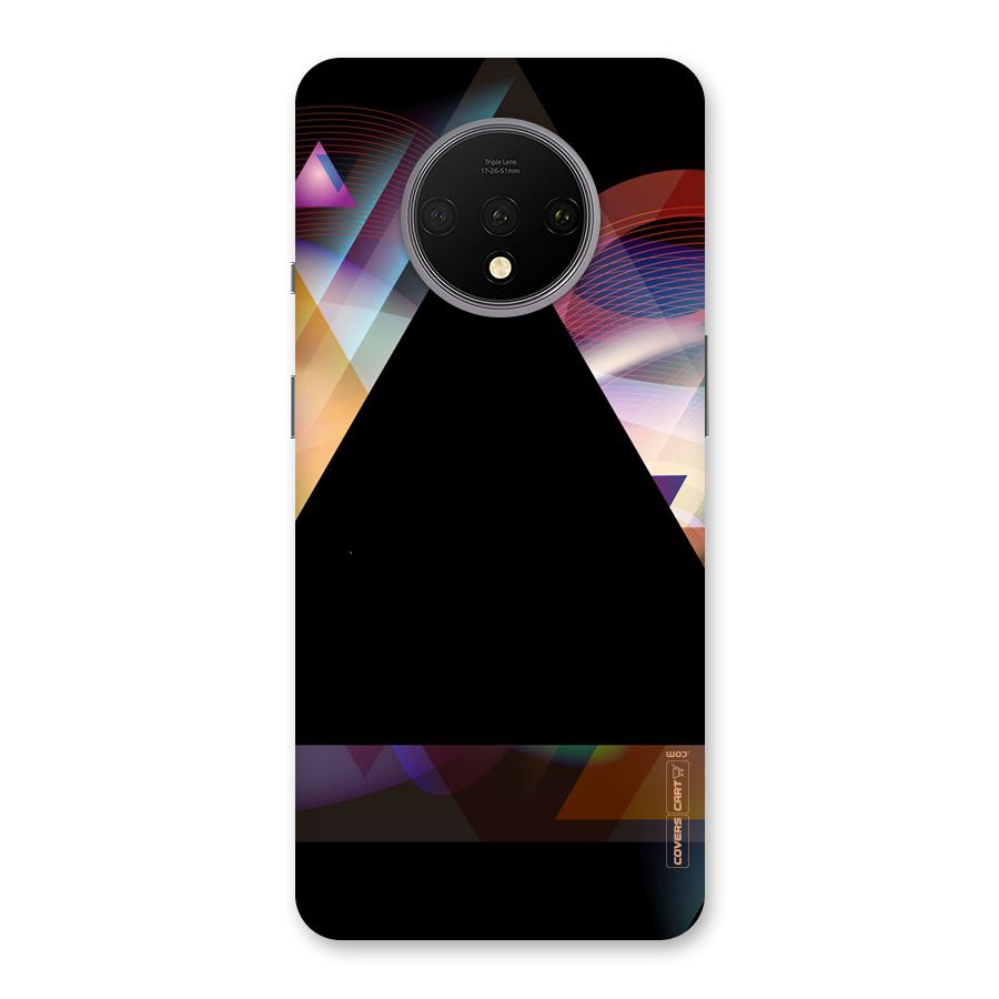 Triangle Black Abstract Back Case for OnePlus 7T