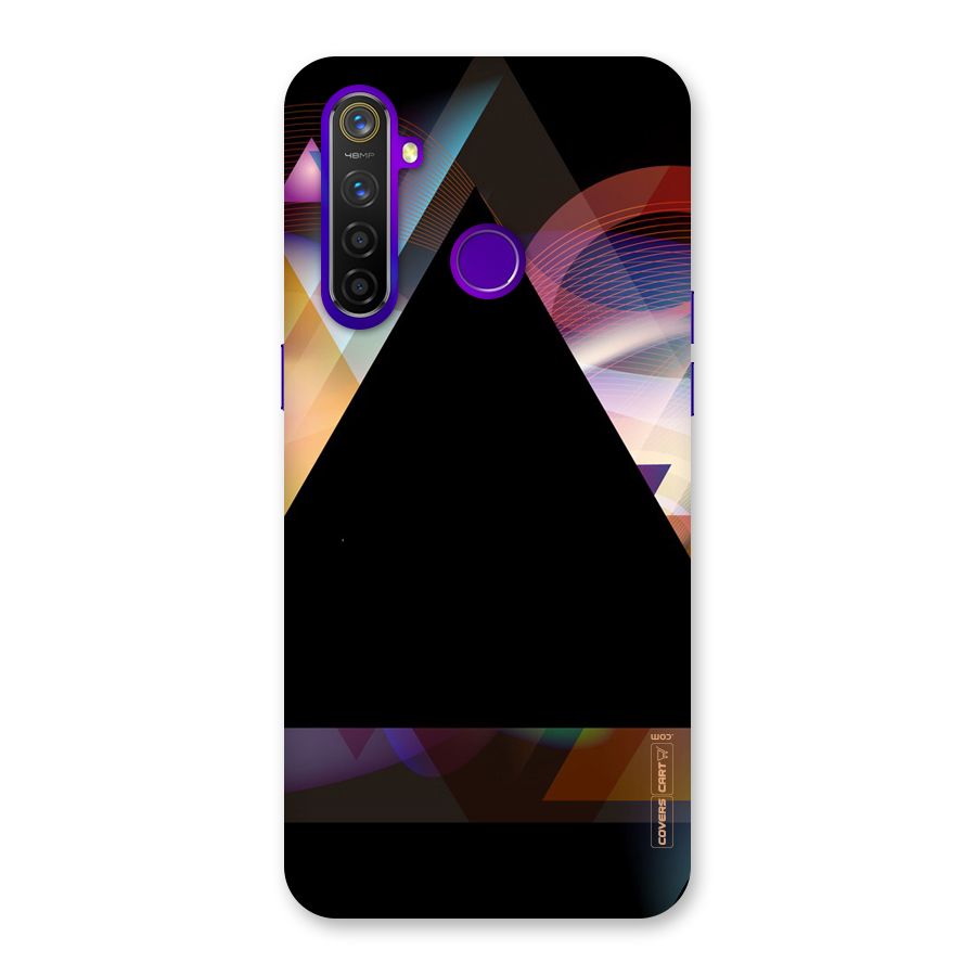 Triangle Black Abstract Back Case for Realme 5 Pro