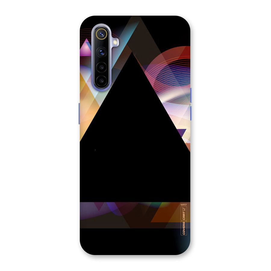 Triangle Black Abstract Back Case for Realme 6i