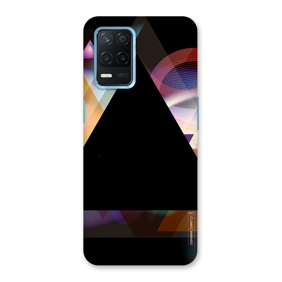 Triangle Black Abstract Back Case for Realme 8 5G