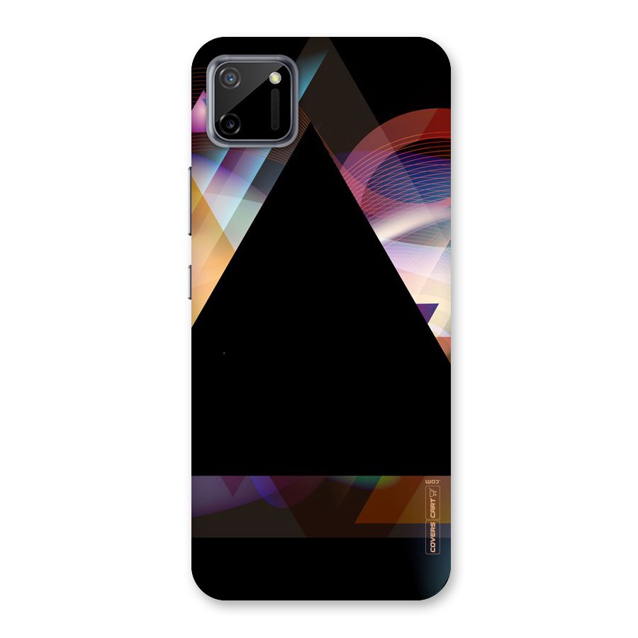 Triangle Black Abstract Back Case for Realme C11