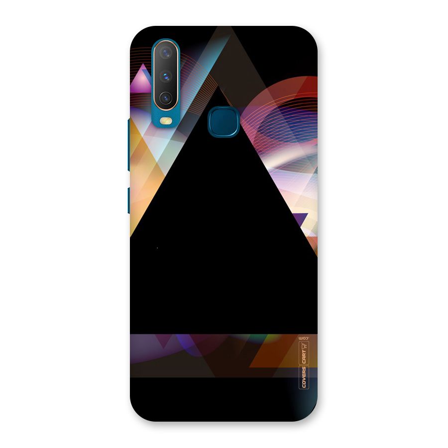 Triangle Black Abstract Back Case for Vivo U10