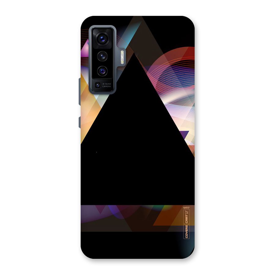 Triangle Black Abstract Back Case for Vivo X50