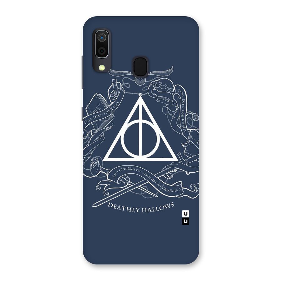 Triangle Blue Back Case for Galaxy M10s