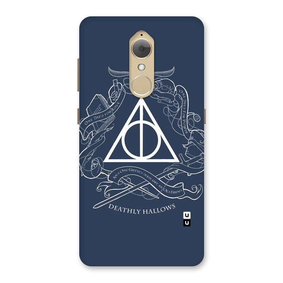 Triangle Blue Back Case for Lenovo K8