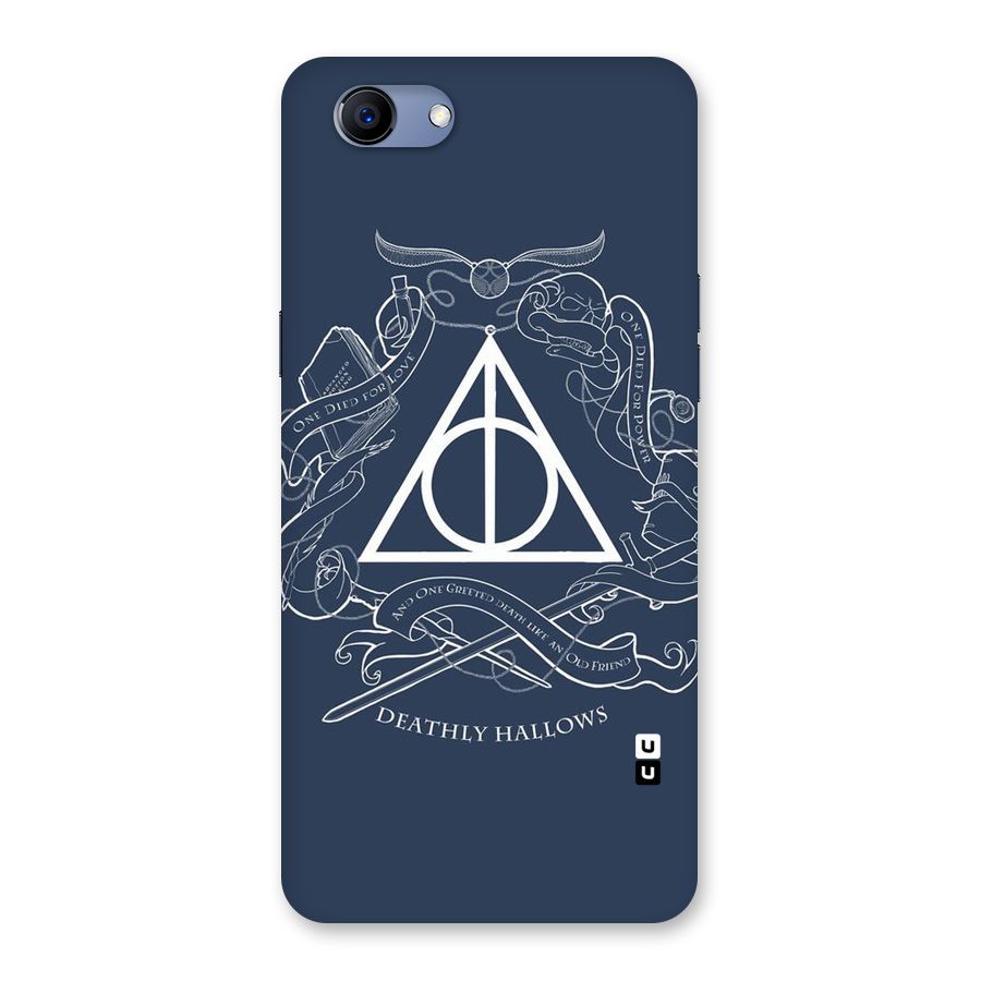 Triangle Blue Back Case for Oppo Realme 1