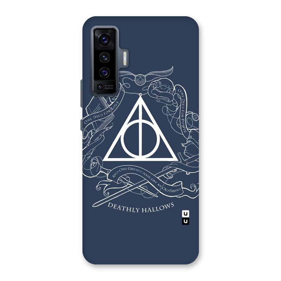 Triangle Blue Back Case for Vivo X50