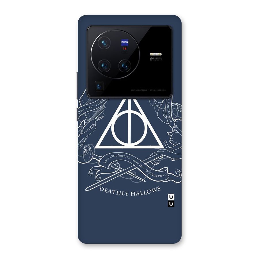 Triangle Blue Back Case for Vivo X80 Pro