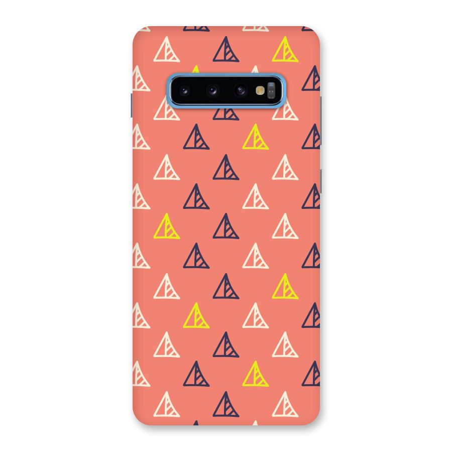 Triangular Boho Pattern Back Case for Galaxy S10 Plus