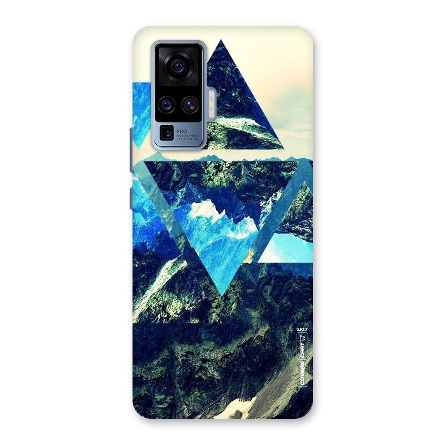 Triangular View Back Case for Vivo X50 Pro