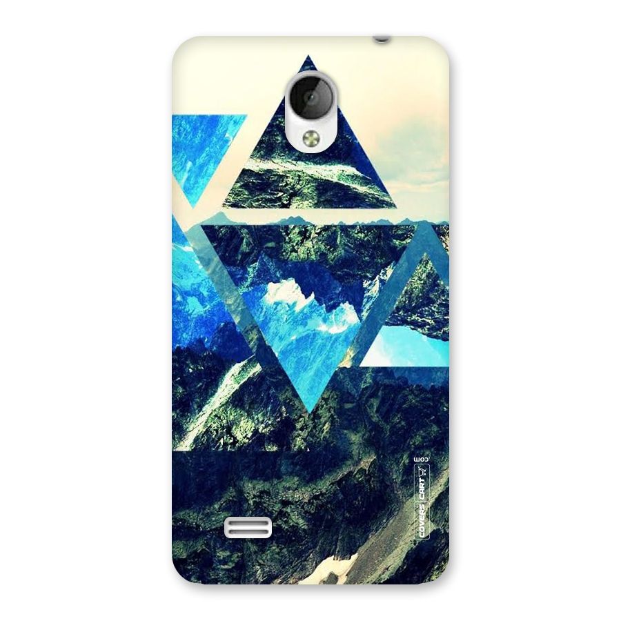 Triangular View Back Case for Vivo Y21