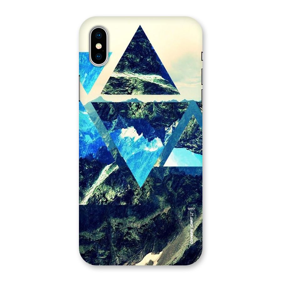 Triangular View Back Case for iPhone XS