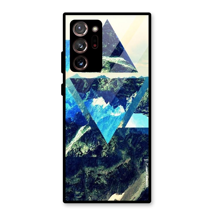 Triangular View Glass Back Case for Galaxy Note 20 Ultra 5G