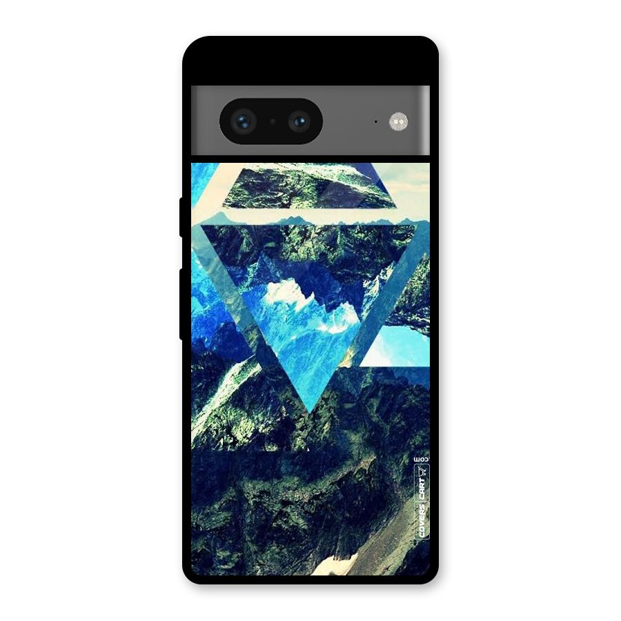 Triangular View Glass Back Case for Google Pixel 7