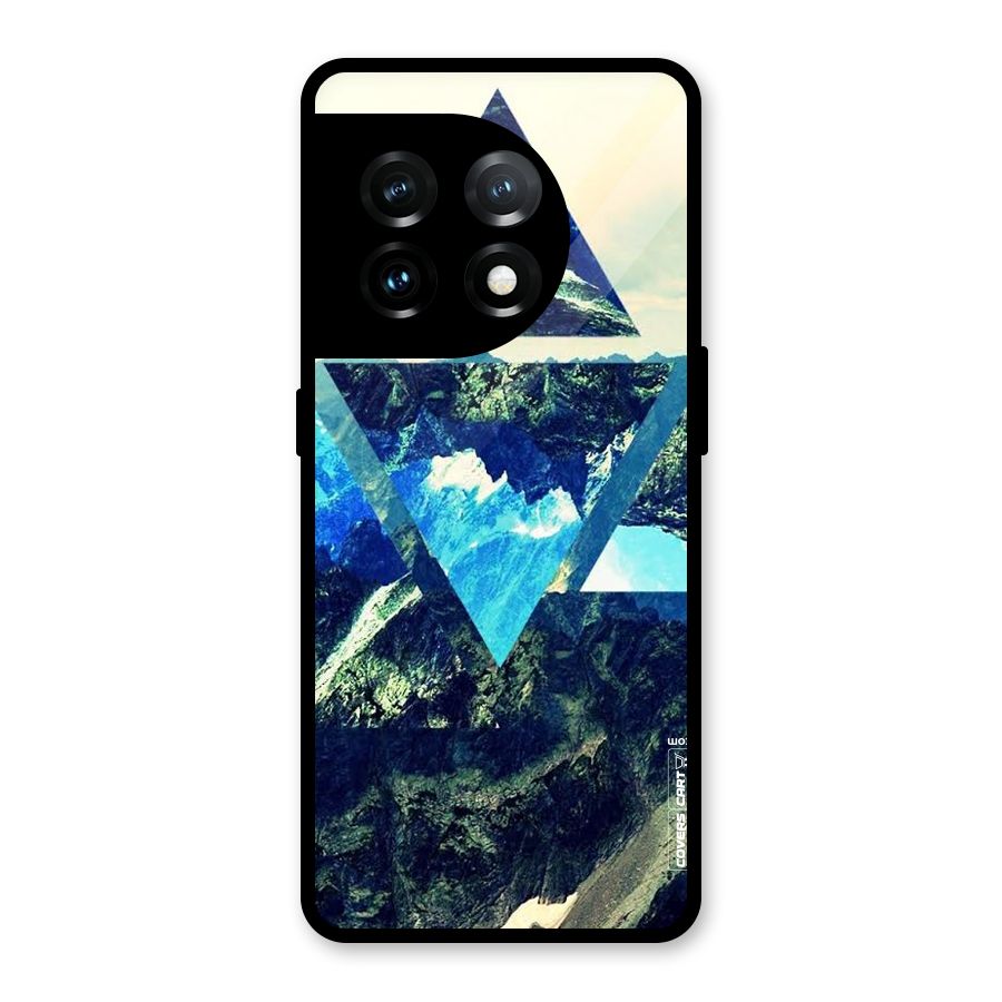 Triangular View Glass Back Case for OnePlus 11