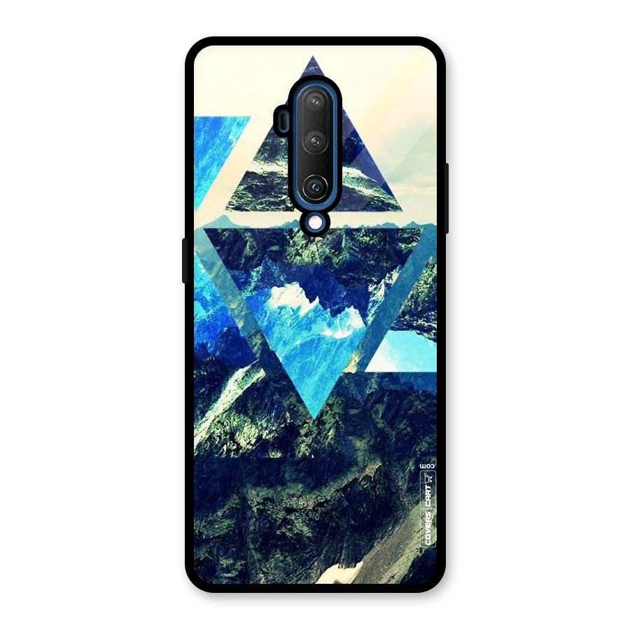 Triangular View Glass Back Case for OnePlus 7T Pro