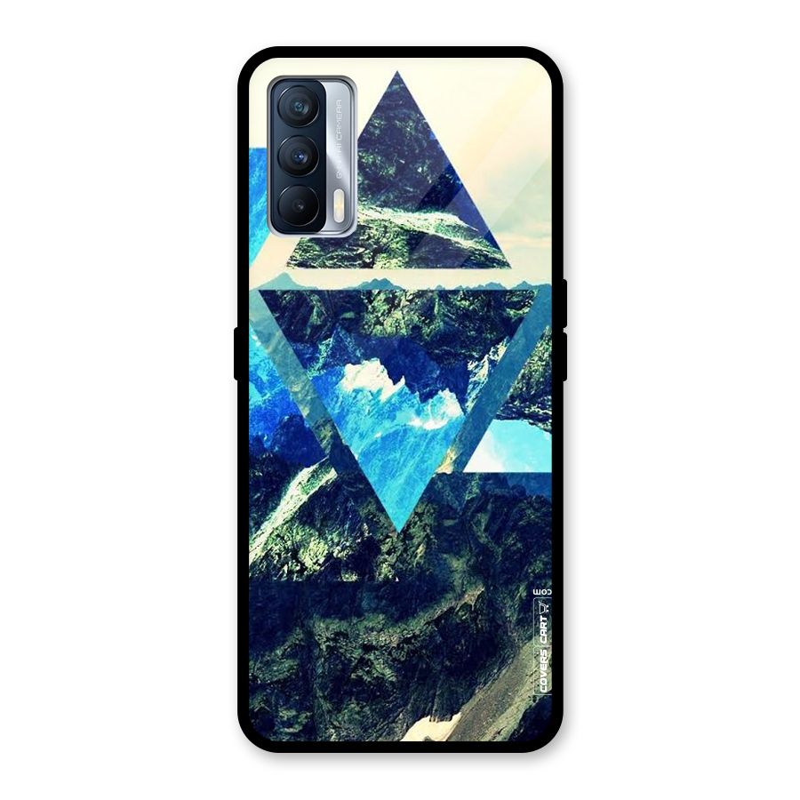 Triangular View Glass Back Case for Realme X7