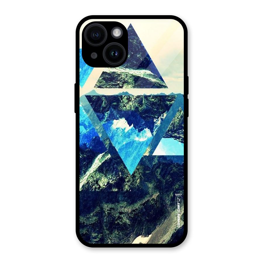 Triangular View Glass Back Case for iPhone 14