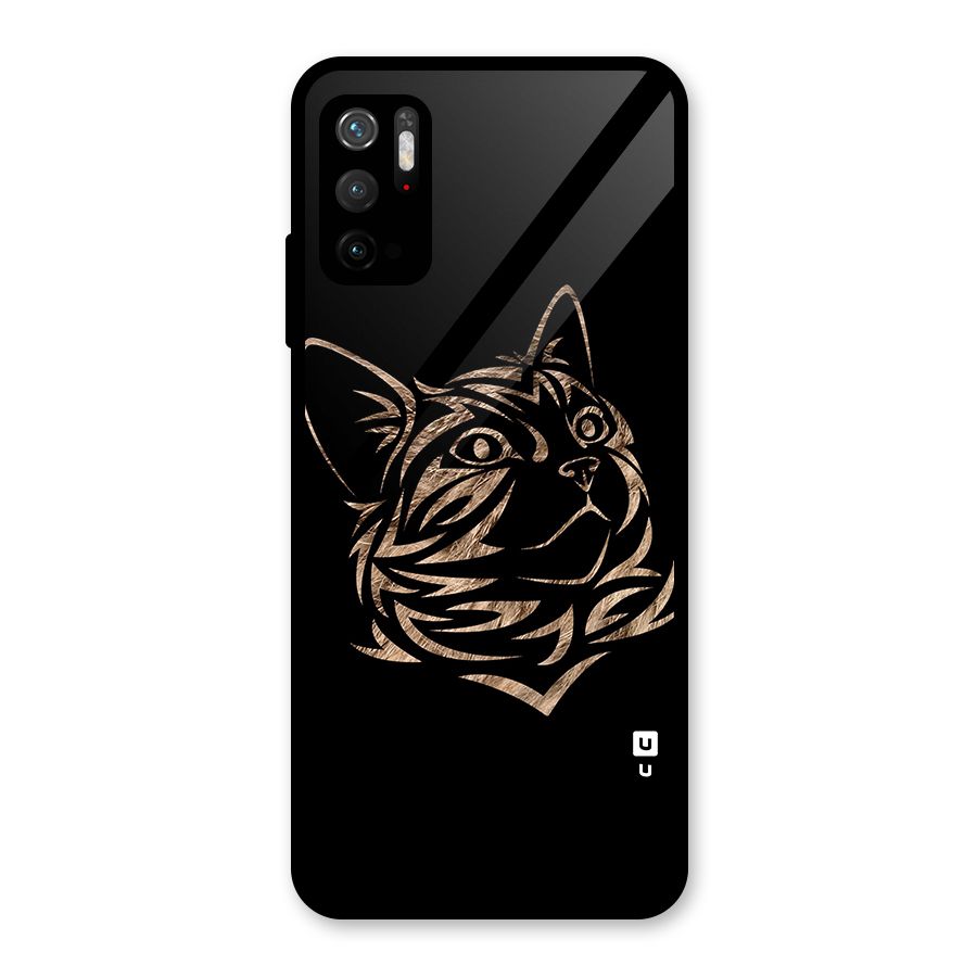 Tribal Cat Glass Back Case for Poco M3 Pro 5G