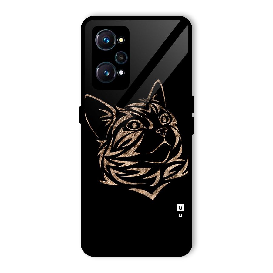 Tribal Cat Glass Back Case for Realme GT 2