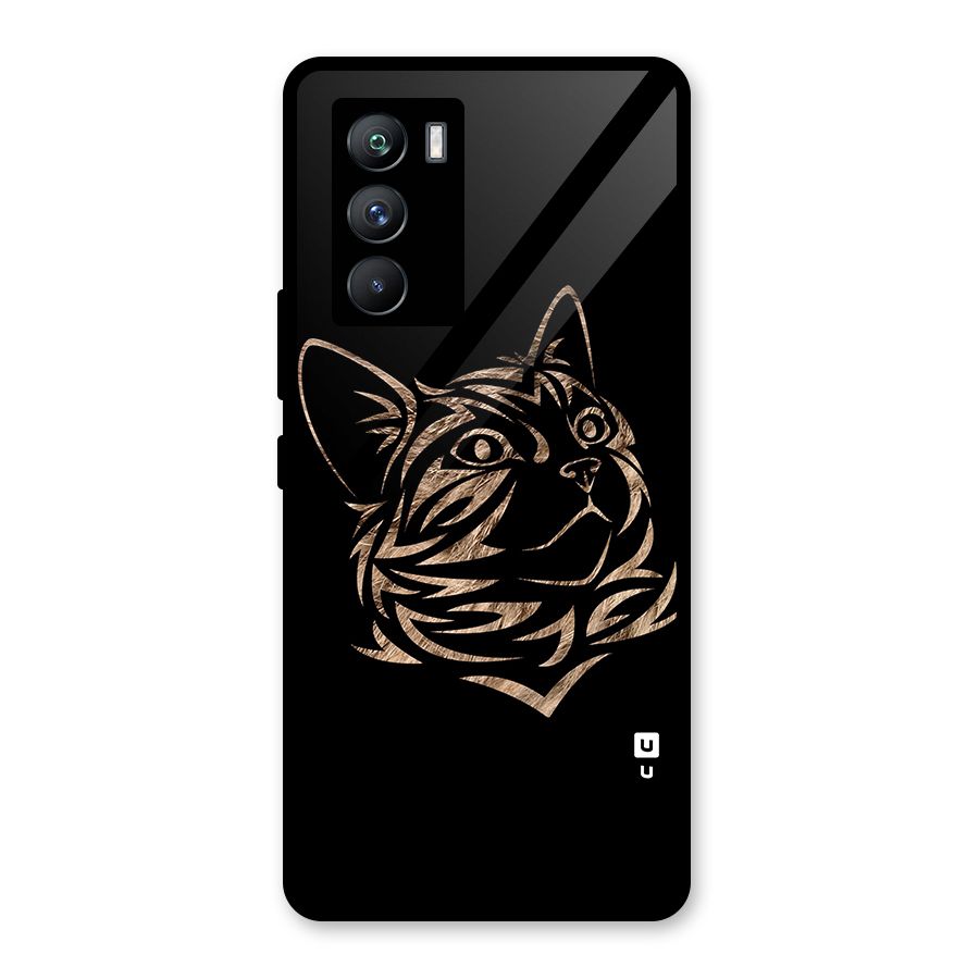 Tribal Cat Glass Back Case for Vivo iQOO 9 SE