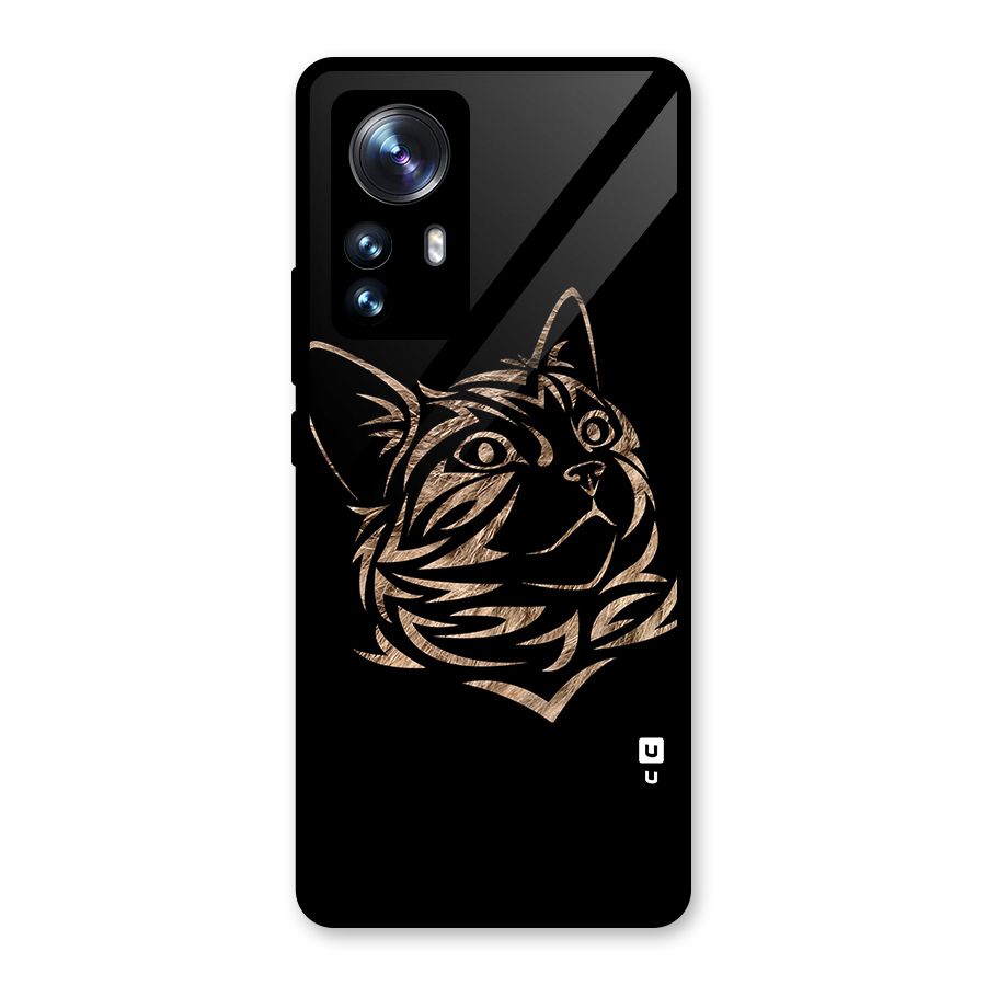 Tribal Cat Glass Back Case for Xiaomi 12 Pro