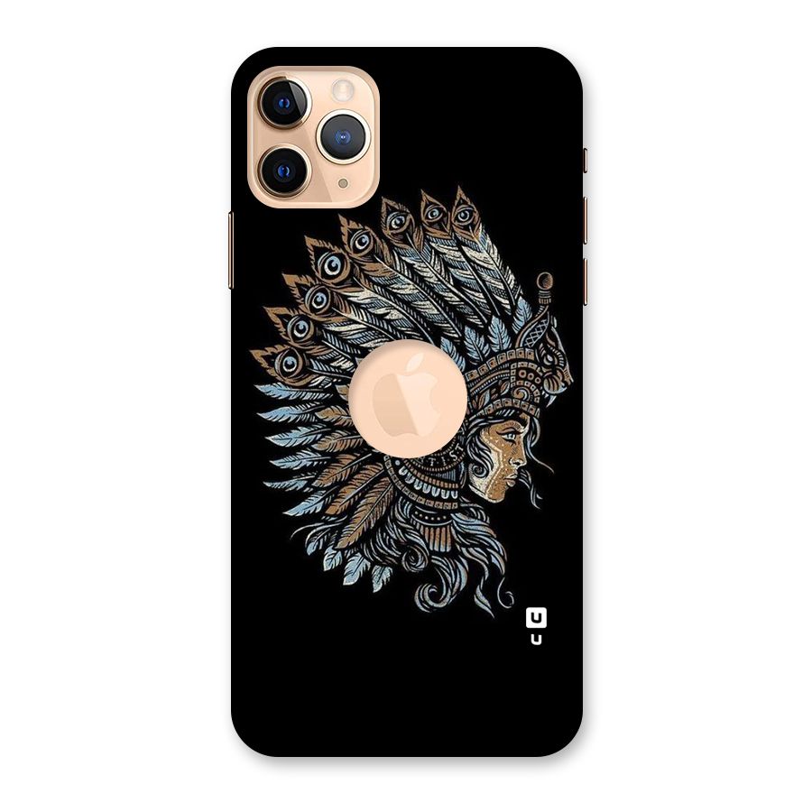 Tribal Design Back Case for iPhone 11 Pro Max Logo Cut