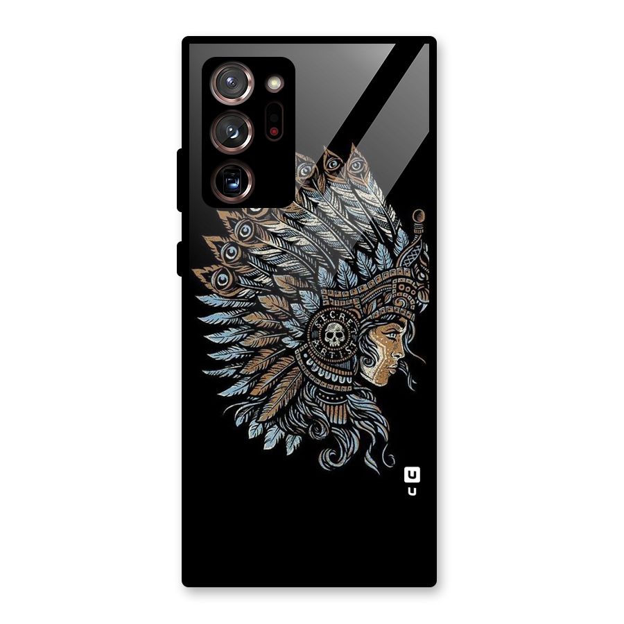 Tribal Design Glass Back Case for Galaxy Note 20 Ultra 5G