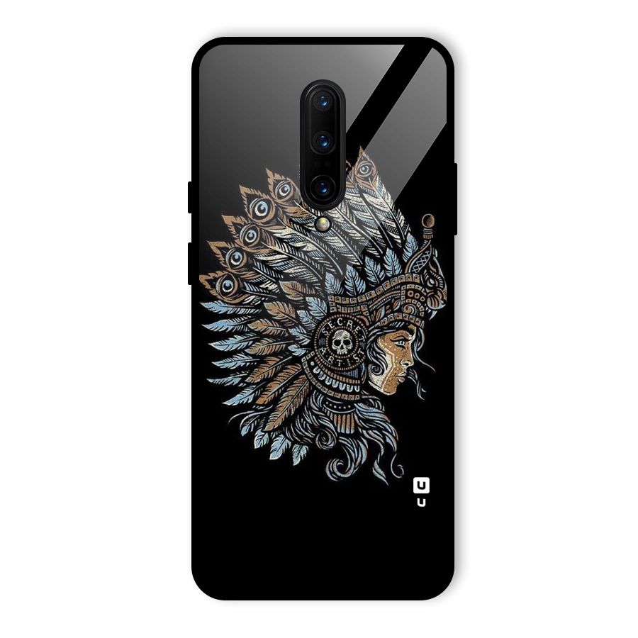 Tribal Design Glass Back Case for OnePlus 7 Pro