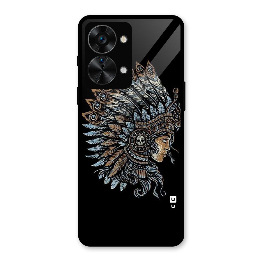Tribal Design Glass Back Case for OnePlus Nord 2T