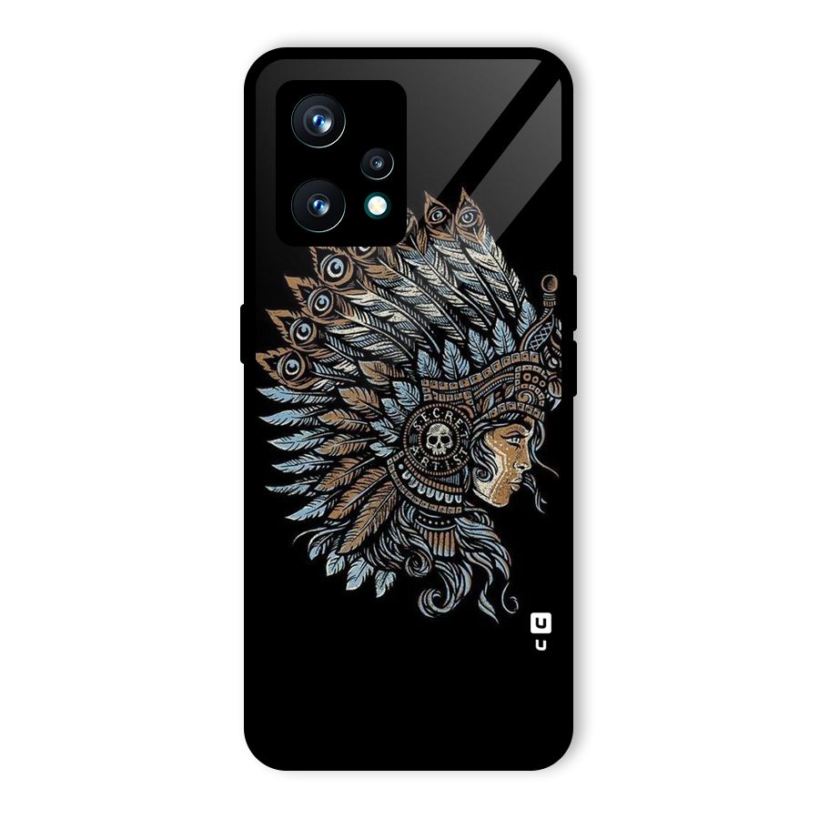 Tribal Design Glass Back Case for Realme 9 Pro Plus 5G