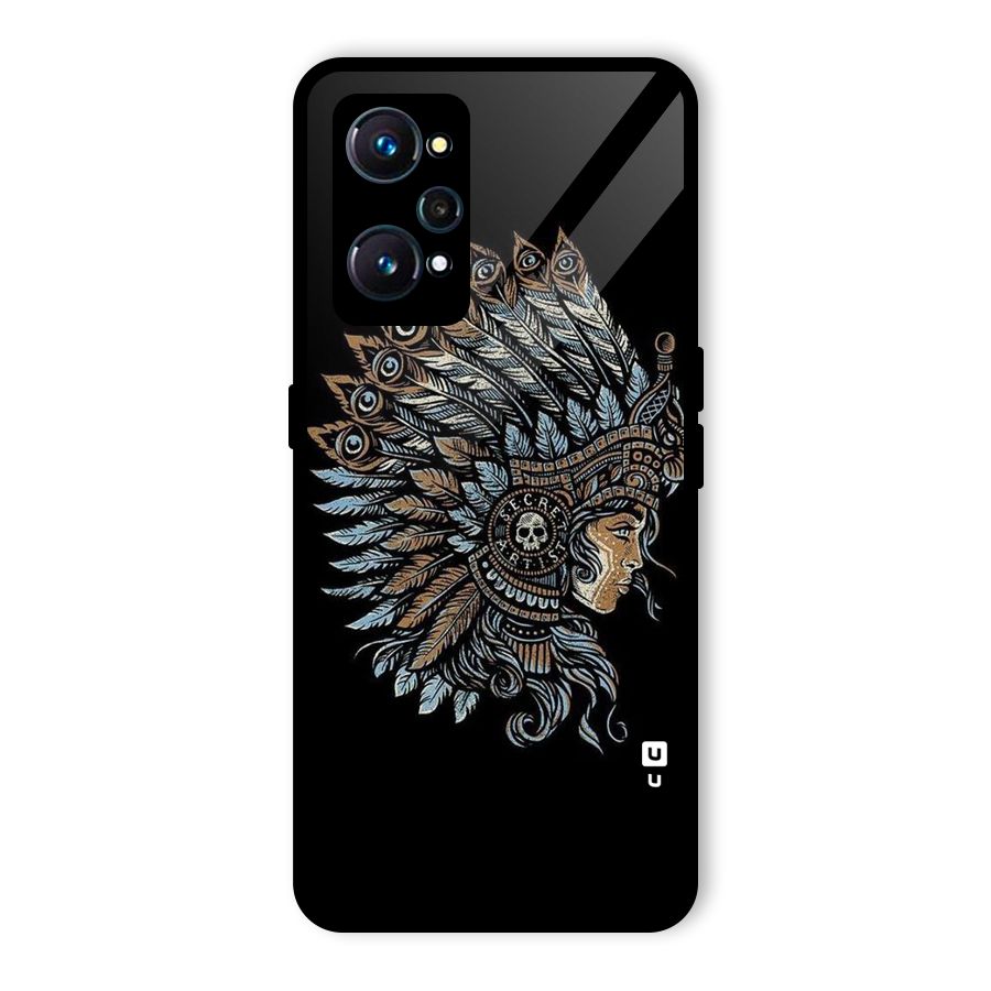 Tribal Design Glass Back Case for Realme GT 2