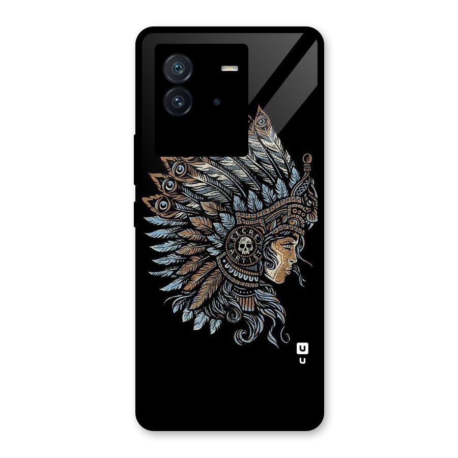 Tribal Design Glass Back Case for Vivo iQOO Neo 6 5G