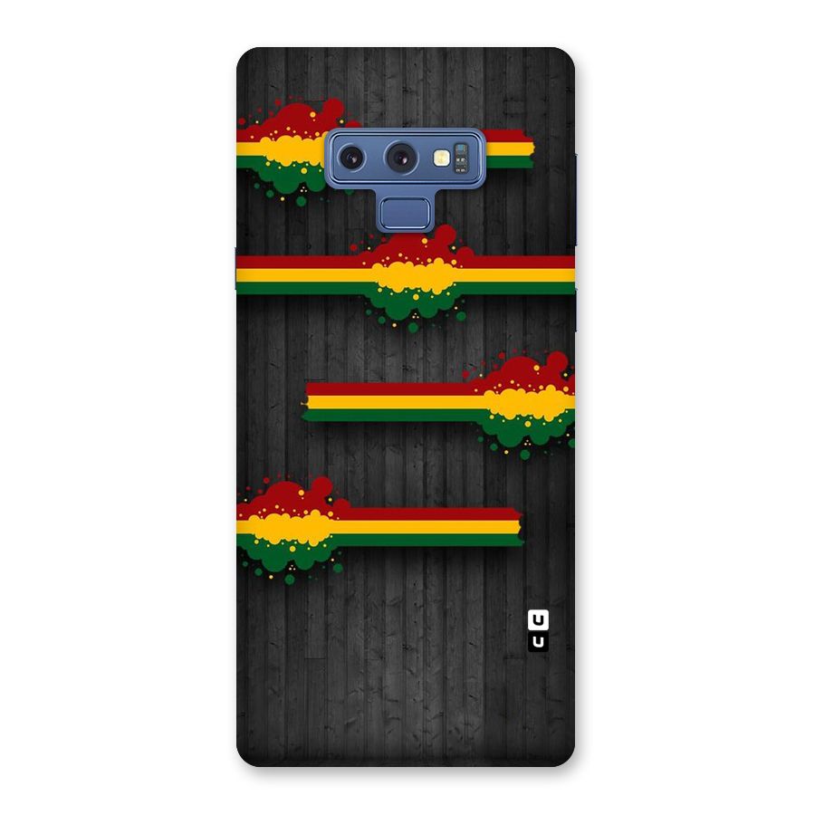 Tricolor Splash Design Back Case for Galaxy Note 9