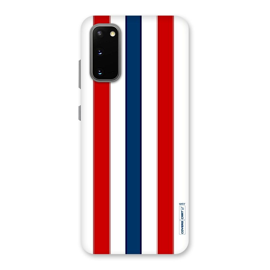Tricolor Stripes Back Case for Galaxy S20