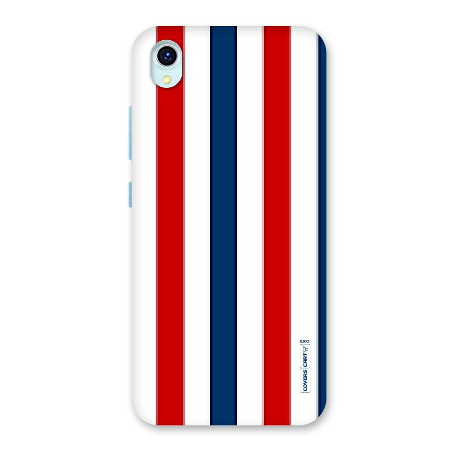 Tricolor Stripes Back Case for Vivo Y1s