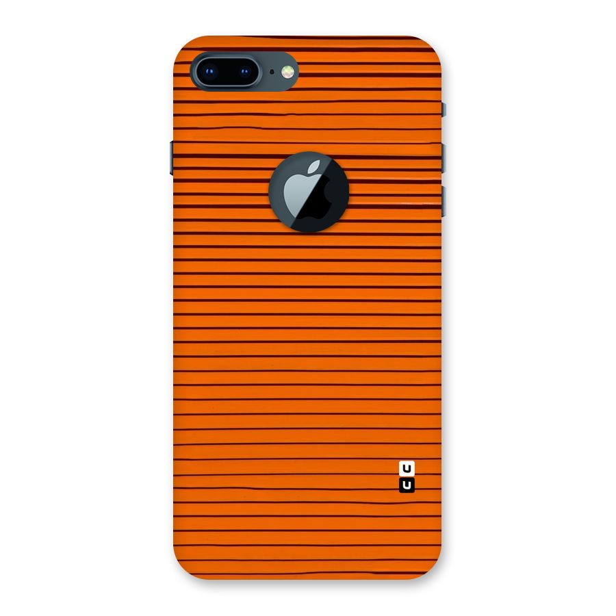 Trippy Stripes Back Case for iPhone 7 Plus Logo Cut