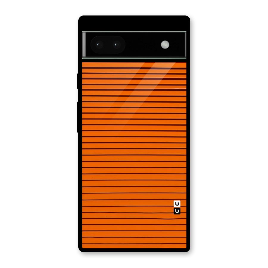Trippy Stripes Glass Back Case for Google Pixel 6a