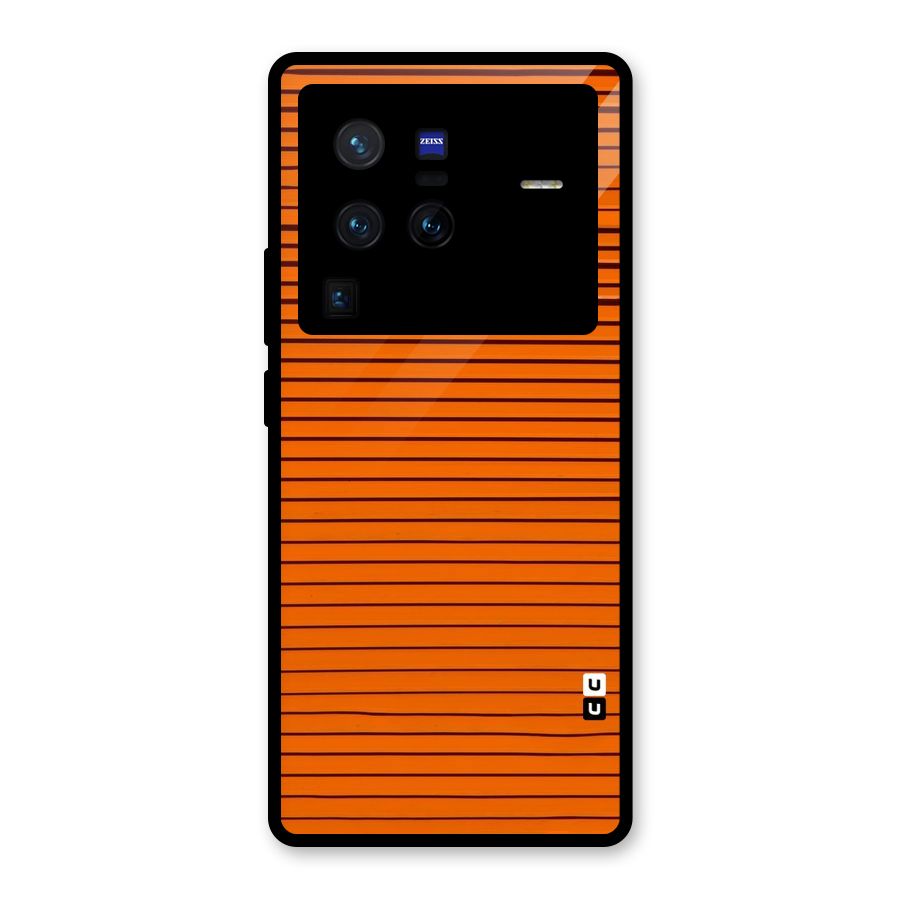 Trippy Stripes Glass Back Case for Vivo X80 Pro