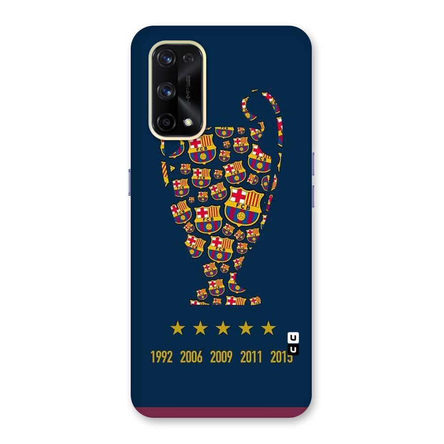 Trophy Team Glass Back Case for Realme X7 Pro