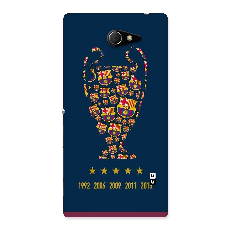 Trophy Team Back Case for Sony Xperia M2
