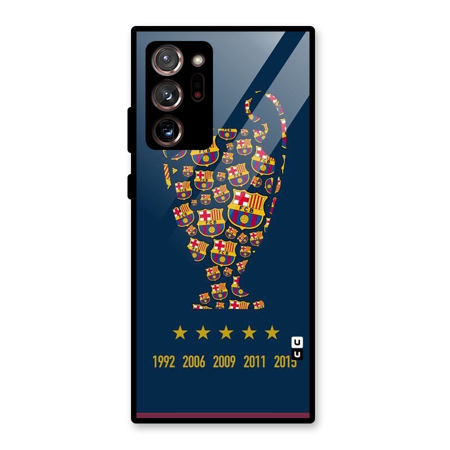 Trophy Team Glass Back Case for Galaxy Note 20 Ultra 5G
