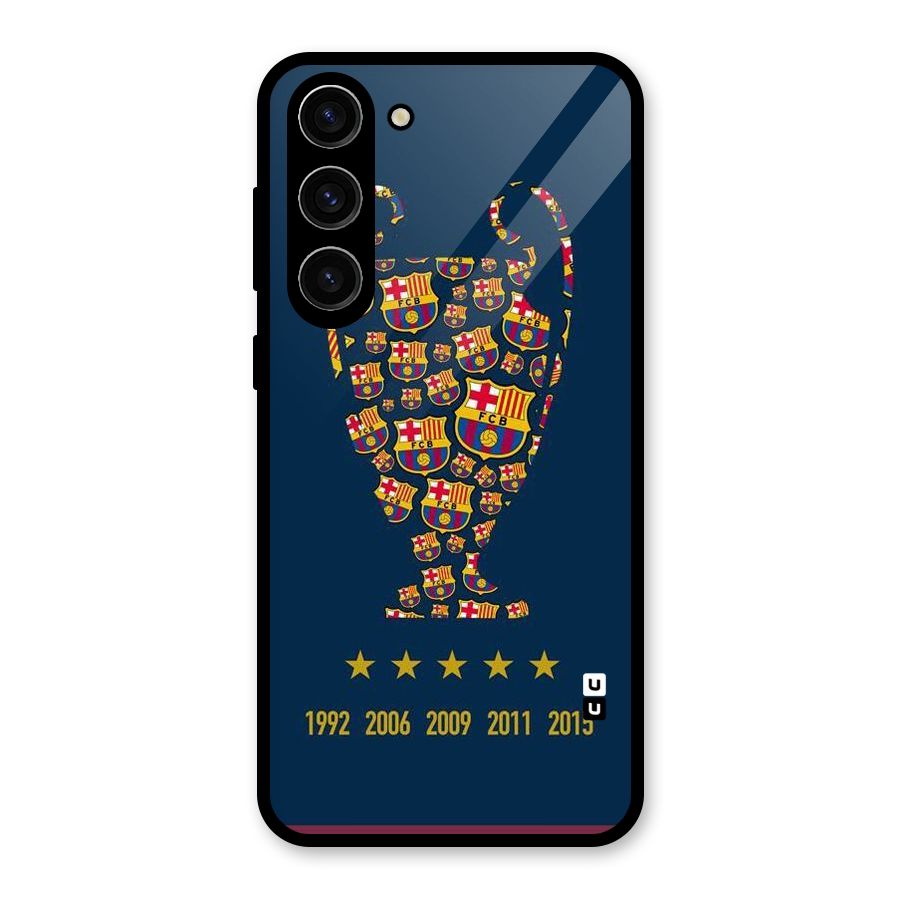 Trophy Team Glass Back Case for Galaxy S23 Plus