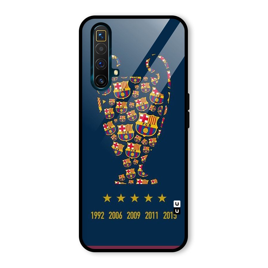 Trophy Team Glass Back Case for Realme X3