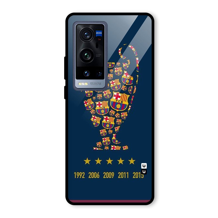 Trophy Team Glass Back Case for Vivo X60 Pro Plus