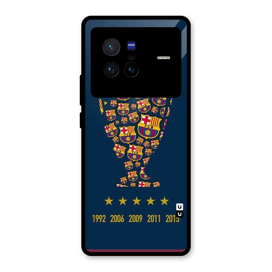 Trophy Team Glass Back Case for Vivo X80
