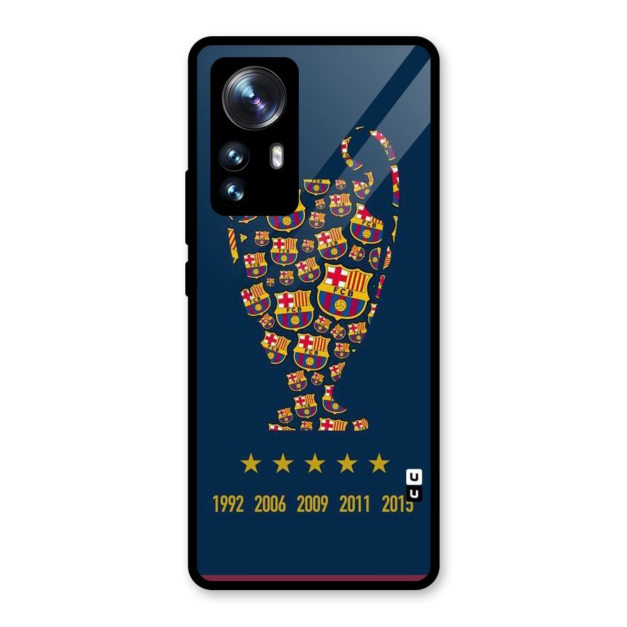 Trophy Team Glass Back Case for Xiaomi 12 Pro