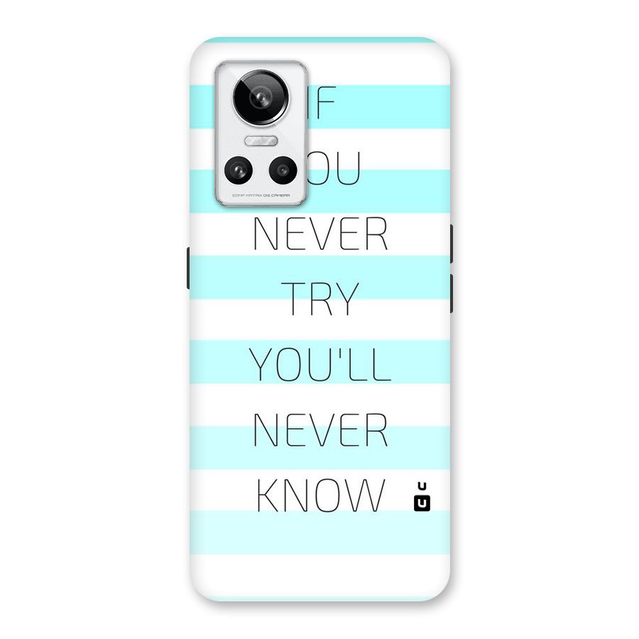 Try Know Back Case for Realme GT Neo 3